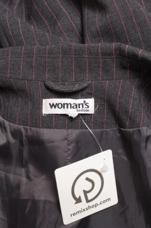 Дамско сако Woman's Fashion, Размер M, Цвят Сив, Цена 28,90 лв.