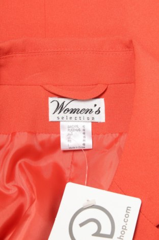 Дамско сако Women's Selection, Размер L, Цвят Оранжев, Цена 24,65 лв.