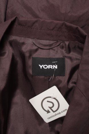 Дамско сако Yorn, Размер L, Цвят Кафяв, Цена 19,55 лв.