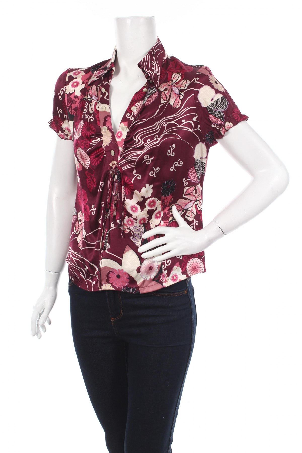 Дамска блуза Aura, Размер M, Цвят Многоцветен, Цена 24,00 лв.