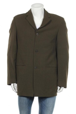Мъжко палто Cinque, Размер L, Цвят Зелен, 68% полиестер, 29% вискоза, 3% еластан, Цена 52,00 лв.