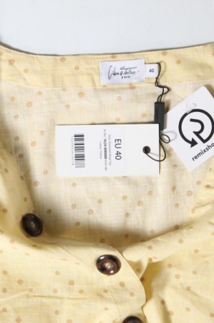 Γυναικεία μπλούζα Na-Kd, Μέγεθος L, Χρώμα Κίτρινο, Βαμβάκι, Τιμή 12,63 €