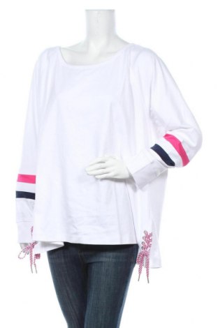 Дамска блуза Sheego, Размер 3XL, Цвят Бял, Памук, Цена 27,60 лв.