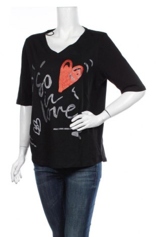 Γυναικεία μπλούζα Street One, Μέγεθος XL, Χρώμα Μαύρο, Βαμβάκι, Τιμή 14,85 €