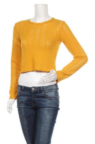 Дамска блуза Zara, Размер M, Цвят Жълт, Цена 8,80 лв.