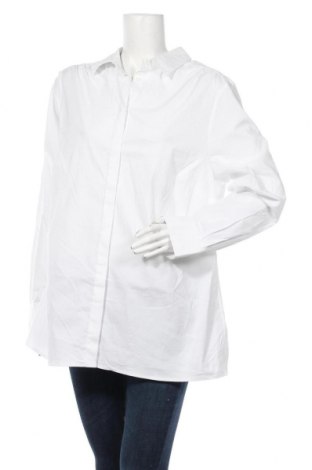 Дамска риза Sheego, Размер XXL, Цвят Бял, 70% памук, 27% полиамид, 3% еластан, Цена 31,60 лв.