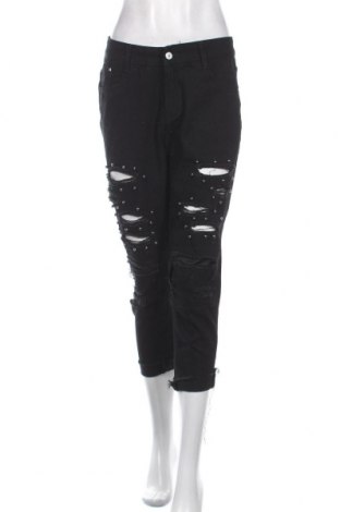 Damen Jeans, Größe L, Farbe Schwarz, 95% Baumwolle, 5% Polyester, Preis 13,40 €