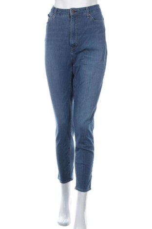 Dámské džíny  Uniqlo, Velikost L, Barva Modrá, 57% bavlna, 21% lyocell, 17% polyester, 5% elastan, Cena  279,00 Kč