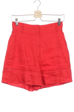 Γυναικείο κοντό παντελόνι Escada Sport, Μέγεθος XS, Χρώμα Κόκκινο, Λινό, Τιμή 37,58 €