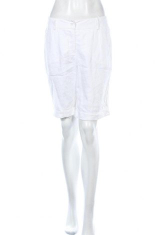 Дамски къс панталон Madeleine, Размер S, Цвят Бял, Лен, Цена 10,05 лв.