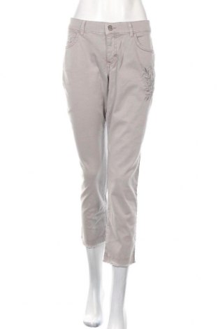 Дамски панталон Mac, Размер XL, Цвят Сив, 98% памук, 2% еластан, Цена 37,25 лв.