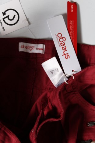 Дамски панталон Sheego, Размер 3XL, Цвят Червен, 97% памук, 3% еластан, Цена 81,75 лв.