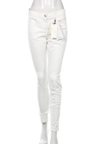 Дамски панталон Tom Tailor, Размер M, Цвят Бял, 98% памук, 2% еластан, Цена 28,80 лв.