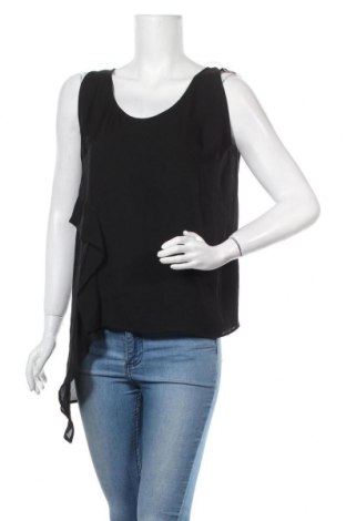 Γυναικείο αμάνικο μπλουζάκι Just Cavalli, Μέγεθος L, Χρώμα Μαύρο, Μετάξι, Τιμή 69,83 €