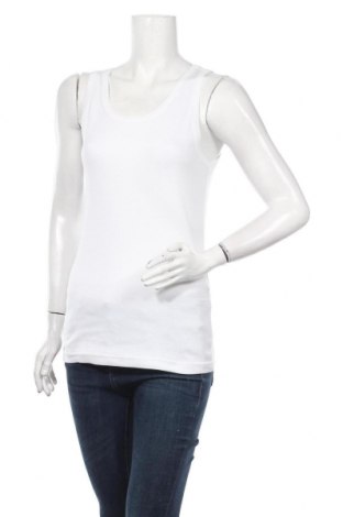 Γυναικείο αμάνικο μπλουζάκι Petite Fleur, Μέγεθος L, Χρώμα Λευκό, Βαμβάκι, Τιμή 5,77 €