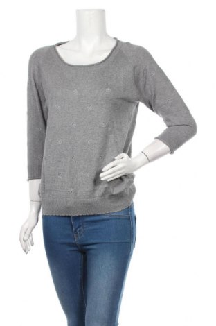 Дамски пуловер Laura Ashley, Размер M, Цвят Сив, 30% вискоза, 20% полиамид, 45% памук, 5% ангора, Цена 25,20 лв.