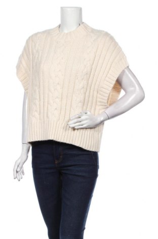 Дамски пуловер Monki, Размер S, Цвят Бял, 50% полиестер, 45% акрил, 5% вълна, Цена 41,40 лв.
