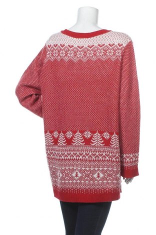 Γυναικείο πουλόβερ Sheego, Μέγεθος XXL, Χρώμα Κόκκινο, 70% πολυακρυλικό, 30% βαμβάκι, Τιμή 38,27 €