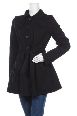 Дамски шлифер H&M, Размер L, Цвят Черен, 65% полиестер, 35% памук, Цена 12,47 лв.