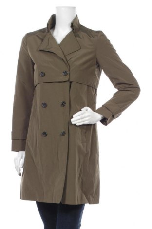Дамски шлифер Zara, Размер S, Цвят Зелен, 53% памук, 47% полиестер, Цена 32,00 лв.