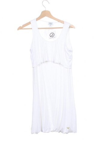 Детска рокля Armani Junior, Размер 15-18y/ 170-176 см, Цвят Бял, 94% вискоза, 6% еластан, Цена 42,34 лв.