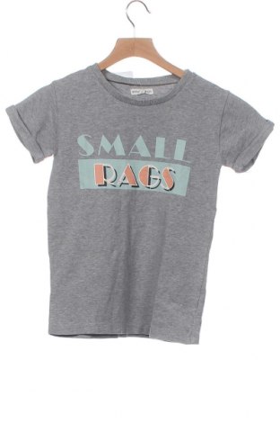 Kinder T-Shirt Small Rags, Größe 7-8y/ 128-134 cm, Farbe Grau, 95% Baumwolle, 5% Elastan, Preis 7,66 €