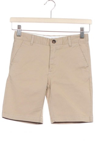 Pantaloni scurți pentru copii Zara, Mărime 8-9y/ 134-140 cm, Culoare Bej, 98% bumbac, 2% elastan, Preț 42,76 Lei