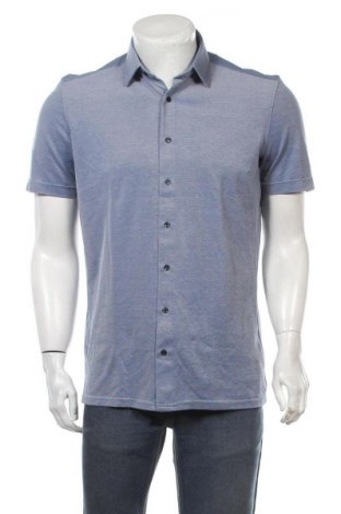 Мъжка риза Christian Berg, Размер M, Цвят Син, 55% памук, 45% полиестер, Цена 10,40 лв.
