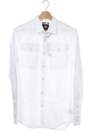 Мъжка риза G-Star Raw, Размер S, Цвят Бял, Памук, Цена 42,25 лв.