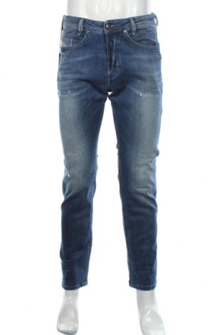 Męskie jeansy Diesel, Rozmiar M, Kolor Niebieski, 97% bawełna, 3% elastyna, Cena 254,25 zł