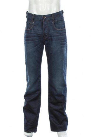 Męskie jeansy G-Star Raw, Rozmiar L, Kolor Niebieski, 99% bawełna, 1% elastyna, Cena 171,75 zł