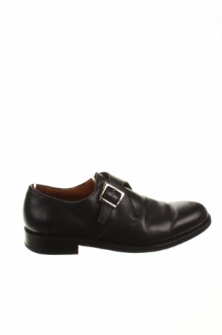 Мъжки обувки, Размер 40, Цвят Черен, Естествена кожа, Цена 38,22 лв.
