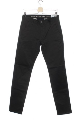 Męskie spodnie Dockers, Rozmiar S, Kolor Czarny, 98% bawełna, 2% elastyna, Cena 68,12 zł