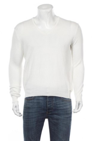 Мъжки пуловер Replay, Размер L, Цвят Бял, Памук, Цена 80,15 лв.