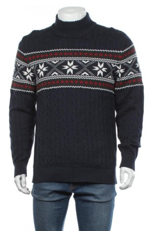 Мъжки пуловер Selected Homme, Размер XL, Цвят Син, Памук, Цена 59,40 лв.