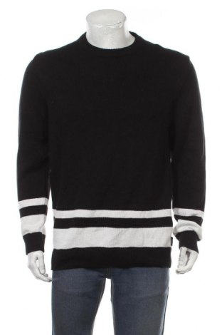 Ανδρικό πουλόβερ Zign, Μέγεθος L, Χρώμα Μαύρο, Βαμβάκι, Τιμή 15,58 €