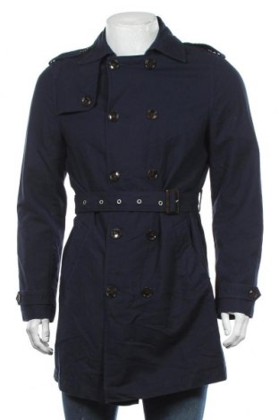 Pánský přechodný kabát  Pier One, Velikost M, Barva Modrá, Bavlna, Cena  663,00 Kč