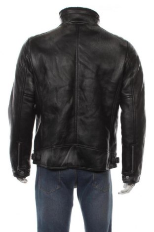 Pánska kožená bunda  S.Oliver, Veľkosť L, Farba Čierna, Cena  129,90 €