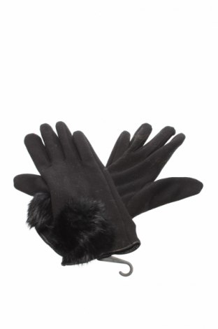 Rękawiczki, Kolor Czarny, Materiał tekstylny, włosie naturalne, Cena 110,40 zł