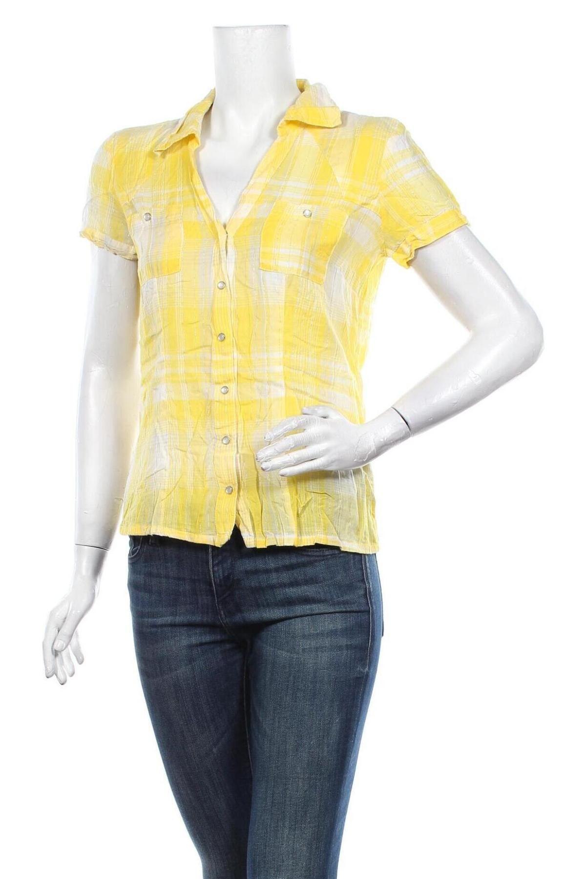 Γυναικείο πουκάμισο ONLY, Μέγεθος S, Χρώμα Κίτρινο, Τιμή 9,35 €