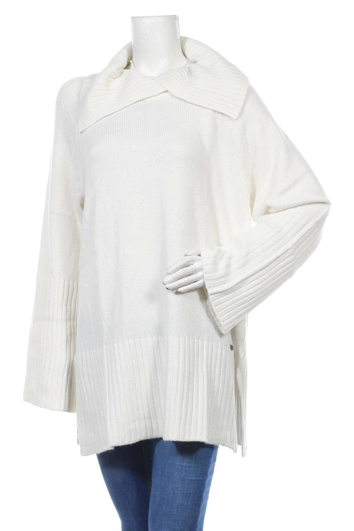 Γυναικείο πουλόβερ Sheego, Μέγεθος XL, Χρώμα Λευκό, Ακρυλικό, Τιμή 15,31 €