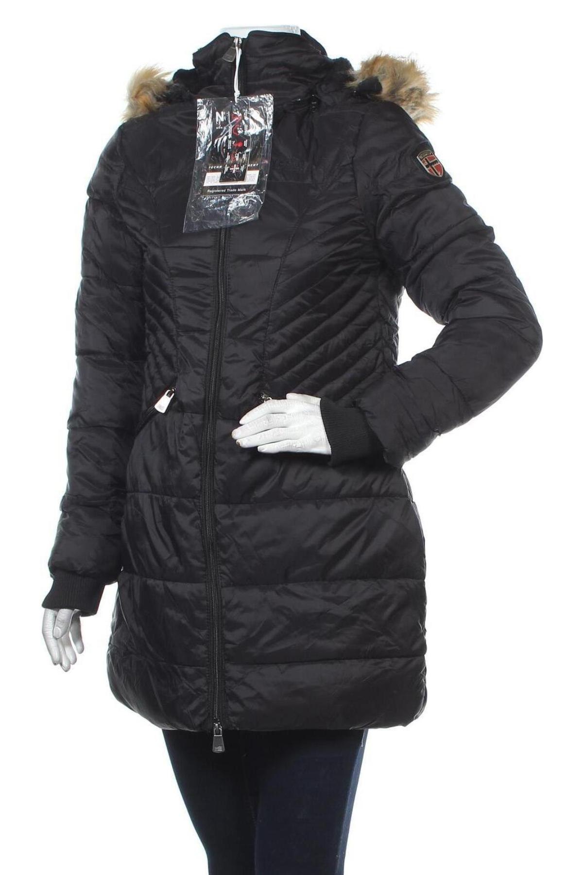 Γυναικείο μπουφάν Geographical Norway, Μέγεθος L, Χρώμα Μαύρο, Τιμή 174,74 €