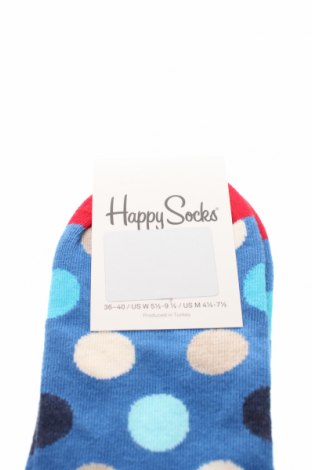 Κάλτσες Happy Socks, Μέγεθος S, Χρώμα Μπλέ, 86% βαμβάκι, 12% πολυαμίδη, 2% ελαστάνη, Τιμή 4,49 €