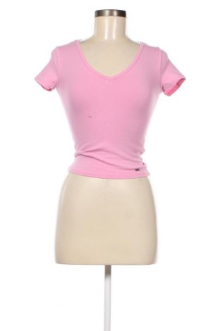 Γυναικεία μπλούζα Hollister, Μέγεθος XS, Χρώμα Ρόζ , 95% βαμβάκι, 5% ελαστάνη, Τιμή 49,48 €