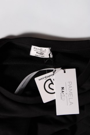 Γυναικεία μπλούζα NA-KD, Μέγεθος M, Χρώμα Μαύρο, 58% βαμβάκι, 42% πολυεστέρας, Τιμή 17,32 €