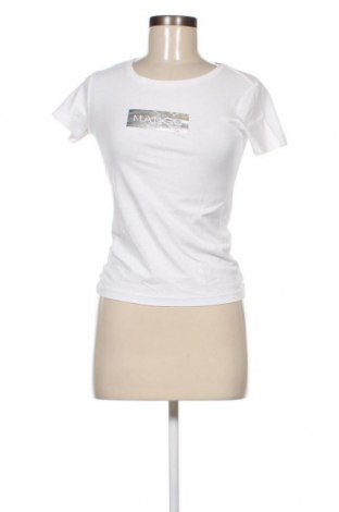 Дамска тениска Mango, Размер XS, Цвят Бял, Памук, Цена 37,05 лв.