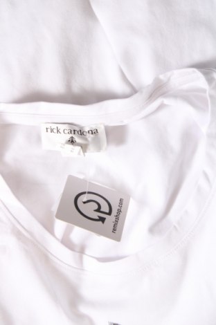 Дамска тениска Rick Cardona, Размер XL, Цвят Бял, 95% памук, 5% еластан, Цена 37,05 лв.