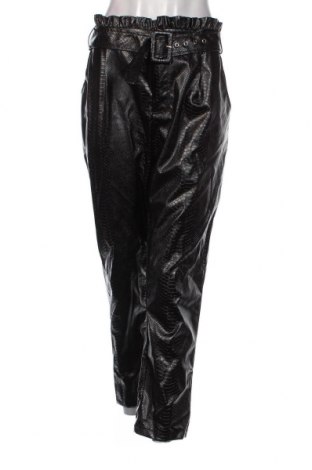 Γυναικείο παντελόνι δερμάτινο In the style, Μέγεθος L, Χρώμα Μαύρο, Τιμή 6,80 €