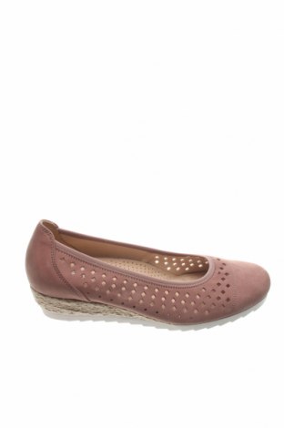 Дамски обувки Gabor, Размер 39, Цвят Розов, Естествен велур, Цена 100,10 лв.