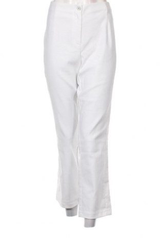 Γυναικείο παντελόνι Helena Vera, Μέγεθος XL, Χρώμα Λευκό, Τιμή 8,37 €